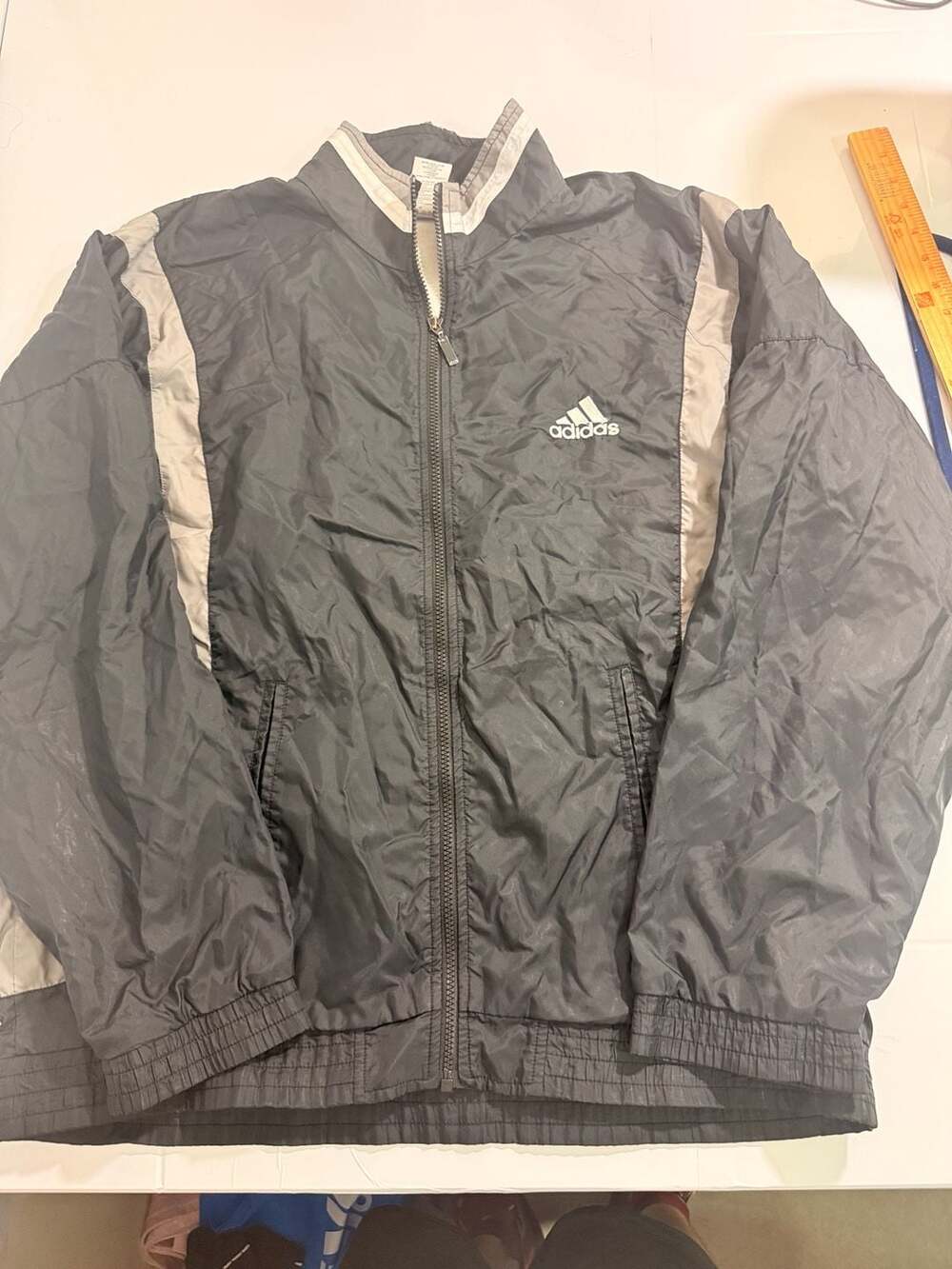 Adidas Windbreaker Jacket Size L Retro Vintage Track JACKET